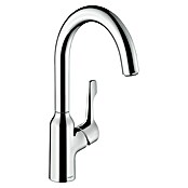 Hansgrohe Spültischarmatur Focus M43 (Chrom, Matt, Auslauf schwenkbar)