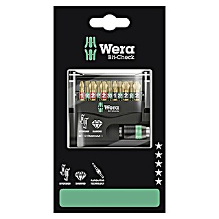 Wera Bit-Set Bit-Check 12 Diamond 1 SB (12 -tlg.)