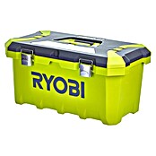 Ryobi ONE+ Taladro atornillador percutor de batería R18PD3-242VTA55 con Kit 55 piezas y aspirador (18 V, 2 baterías, 2 - 4 Ah, 500 r.p.m. - 1.800 r.p.m.)