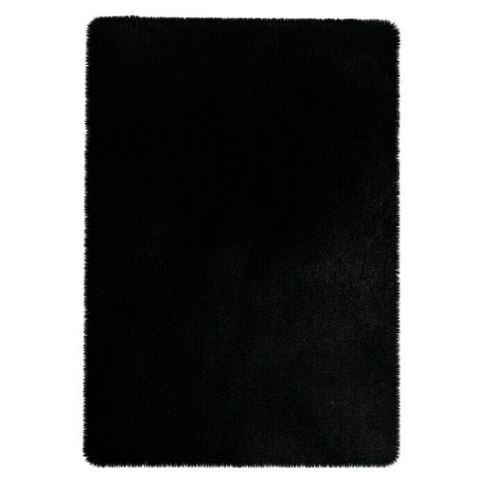 Badteppich Happy40 x 60 cm, Schwarz, 100% Polyester Top View