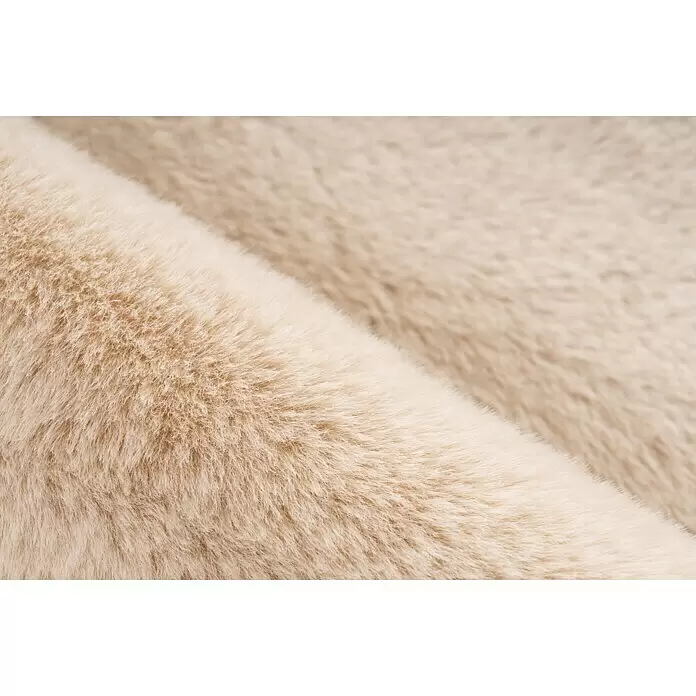 Badteppich Happy - 40 x 60 cm, Beige, 100% Polyester - Detailaufnahme