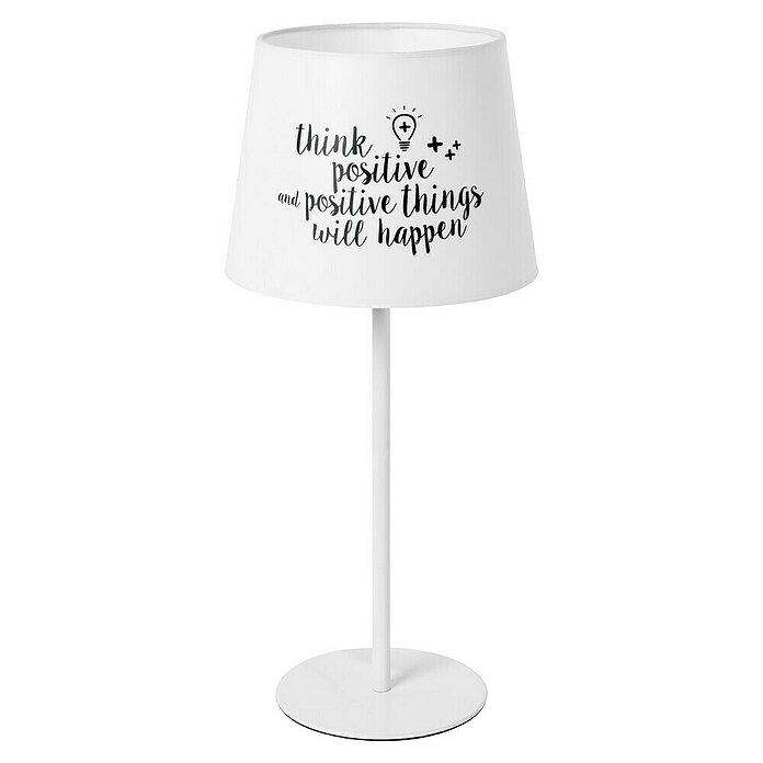 Sulion Lámpara de sobremesa (60 W, L x An x Al: 18 x 18 x 42 cm, Negro/blanco, E27) | BAUHAUS