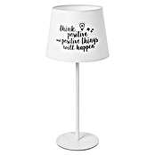 Sulion Lámpara de sobremesa (60 W, L x An x Al: 18 x 18 x 42 cm, Negro/blanco, E27) | BAUHAUS