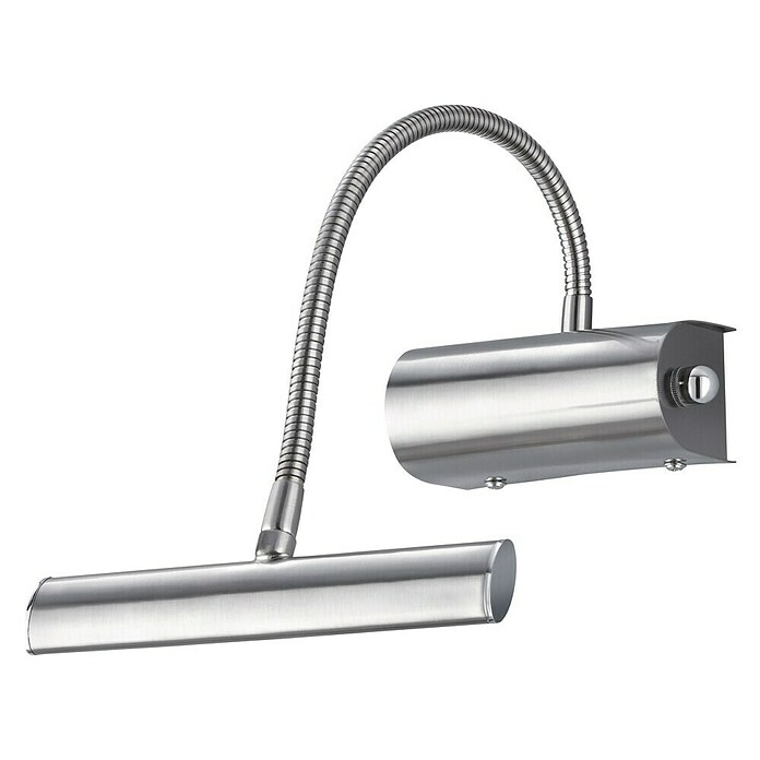 Trio Lighting Aplique LED para cuadros Curtis (4 W, L x An x Al: 35 x 18 x 35 cm, Níquel, Blanco cálido) | BAUHAUS