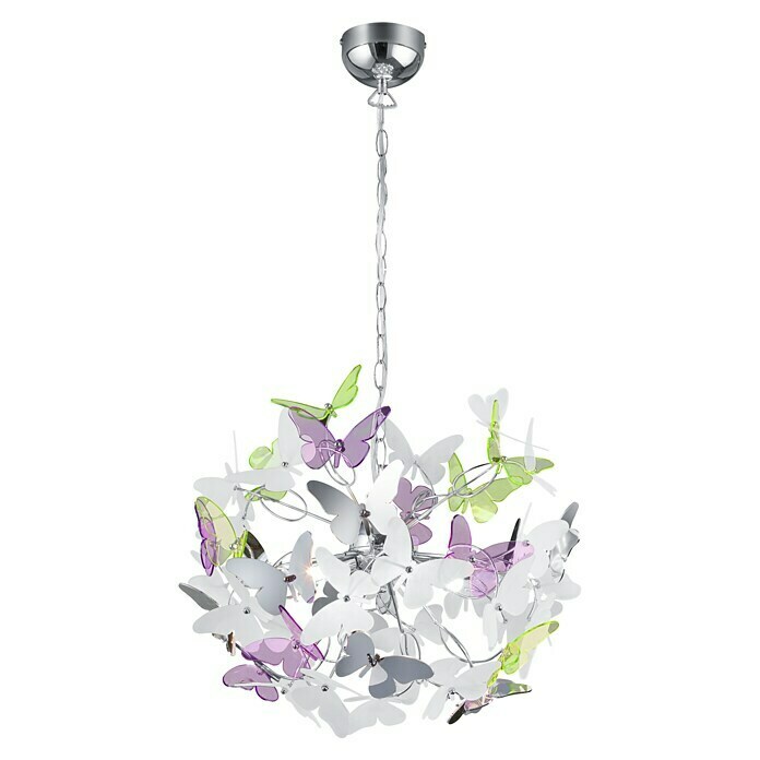 Trio Lighting Lámpara colgante redonda Butterfly (28 W, Ø x Al: