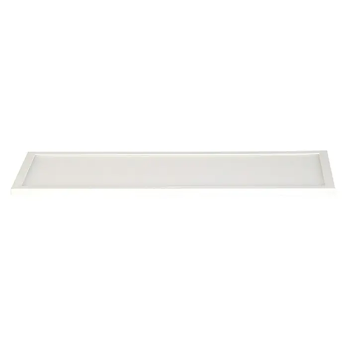 Luceco Panel LED de extensión - 8 W, Color de luz: Blanco cálido, L x An: 0,62 x 30 cm - Elegante panel LED rectangular blanco para techo, ideal para interiores modernos. Iluminación brillante y uniforme con un diseño minimalista.