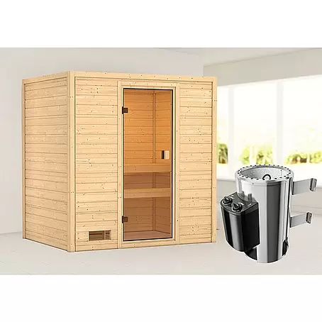 Karibu  Massivholzsauna Selena