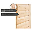 Karibu Massivholzsauna Selena (L x B x H: 145 x 195 x 187 cm, 3,6 kW Bio-Saunaofen mit multifunktionaler Steuerung, Ohne Dachkranz) | BAUHAUS
