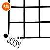 Conacord Ladungssicherungsnetz (150 x 150 cm, Belastbarkeit: 150 kg, Polyester)