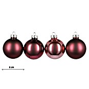 Christbaumkugel-Mix Berry Kiss (Rot, Glas, Durchmesser: 6 cm, 20 Stk.)