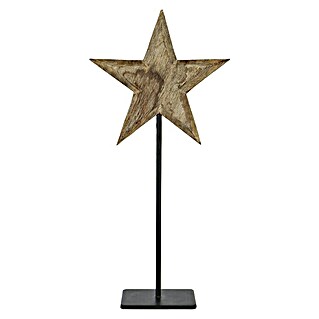 Dekofigur Stern Aufsteller (Holz, 50 cm)