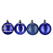 PVC-CHRISTBAUMKUGEL 60mm, BLAU 20ST