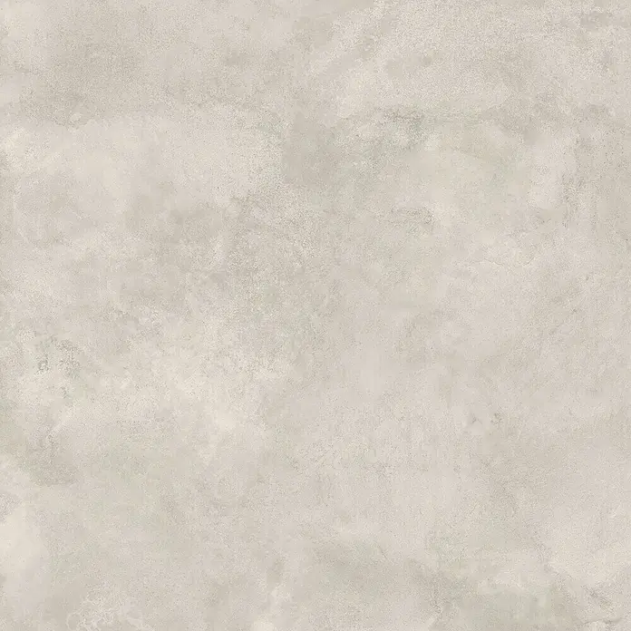 Queens Feinsteinzeugfliese - 119,8 x 119,8 cm, Weiß, Matt - Elegante, graue Beton-Textur für modernes Design. Perfekt für minimalistische Hintergründe und stilvolle Oberflächengestaltung.