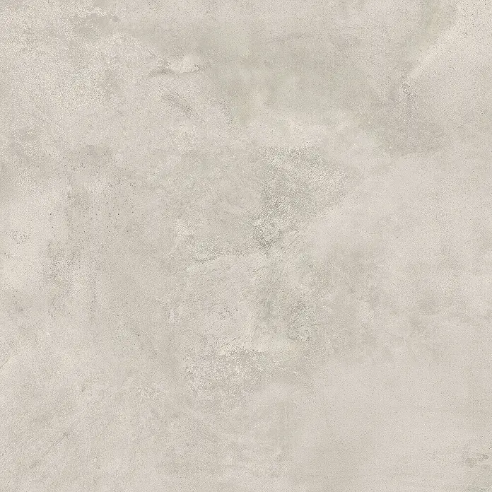 Queens Feinsteinzeugfliese - 59,8 x 59,8 cm, Weiß, Matt - Graue Betonplatte mit subtiler Textur, ideal für moderne Innenräume. Robust und stilvoll zugleich.