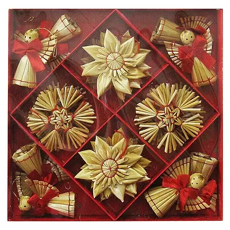 Christbaumschmuck Stroh-Mix