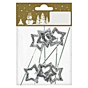 Christbaumschmuck Sterne (Silber, Draht, Stern)