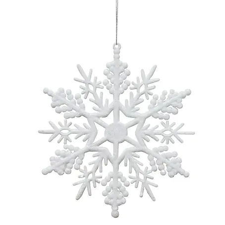 Christbaumschmuck Glimmerschneeflocke