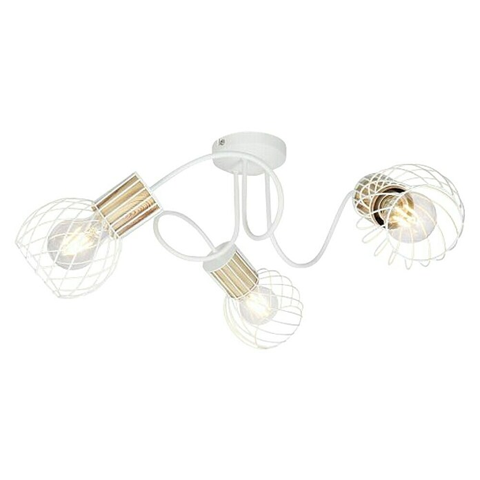 Globo Deckenstrahler Luise (40 W, Weiß)
