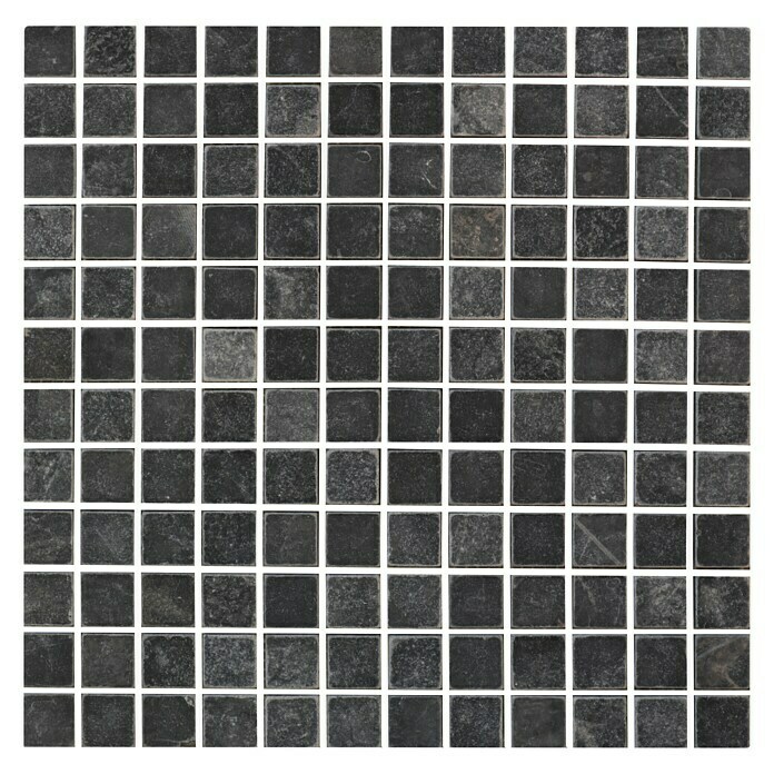 Baldosa de mosaico Blackstone 2,3 (30 x 30 cm, Negro)