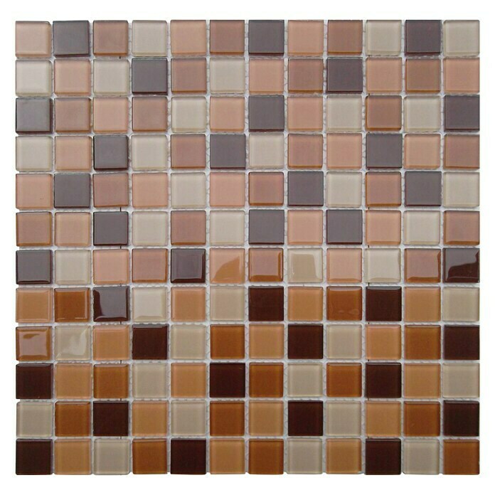 Baldosa de mosaico Murano (30 x 30 cm, Beige)