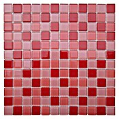 Baldosa de mosaico Murano (30 x 30 cm, Rojo)