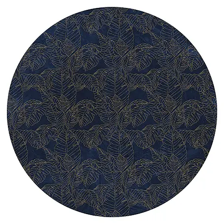 Komar Dots Fototapete rund Royal Blue