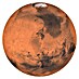 Komar Dots Fototapete rund Mars 