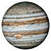 Komar Dots Fototapete rund Jupiter 