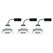 Paulmann LED-Einbauleuchten-Set (6,8 W, Weiß, Schwenkbar, 3 Stk.)