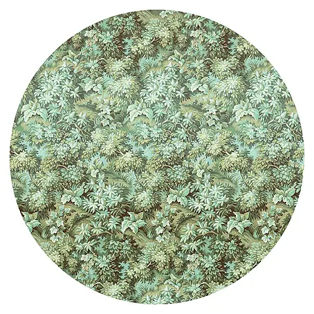 Komar Dots Fototapete rund Greenery