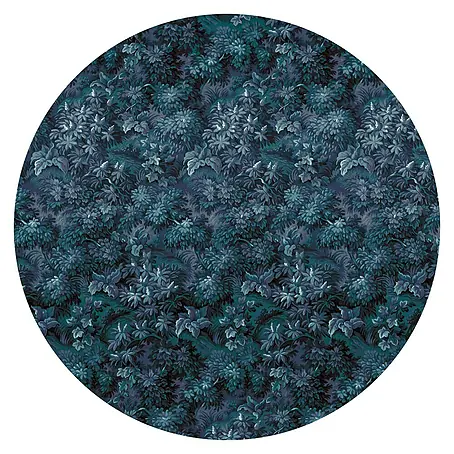 Komar Dots Fototapete rund Azul