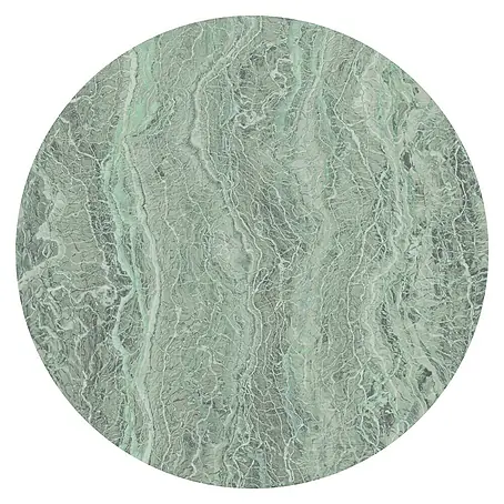 Komar Dots Fototapete rund Green Marble