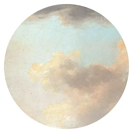 Komar Dots Fototapete rund Relic Clouds