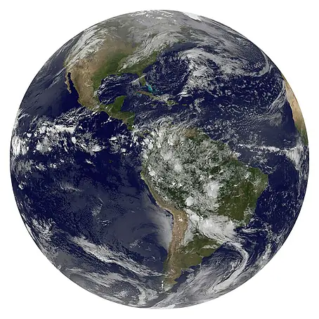 Komar Dots Fototapete rund Earth