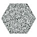 Feinsteinzeugfliese Hexagon Granite Grey 