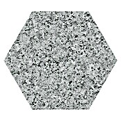 Feinsteinzeugfliese Hexagon Granite Grey (25 x 22 cm, Grau, Glasiert)