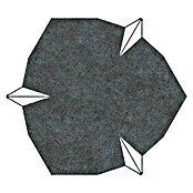 Feinsteinzeugfliese Hexagon Stella Night (25 x 22 cm, Grau/Weiß, Glasiert)