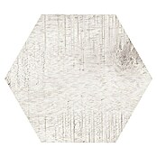 Feinsteinzeugfliese Hexagon Sawnwood Grey (25 x 22 cm, Grau, Glasiert)