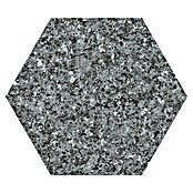 Feinsteinzeugfliese Hexagon Granite Dark (25 x 22 cm, Dunkelgrau, Glasiert)