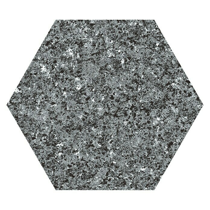 Feinsteinzeugfliese Hexagon Granite Dark
