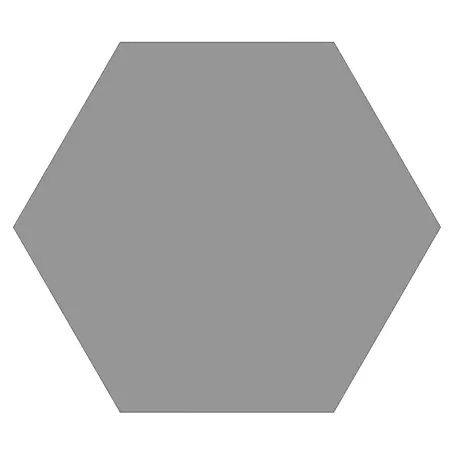 Feinsteinzeugfliese Hexagon Basic Grey