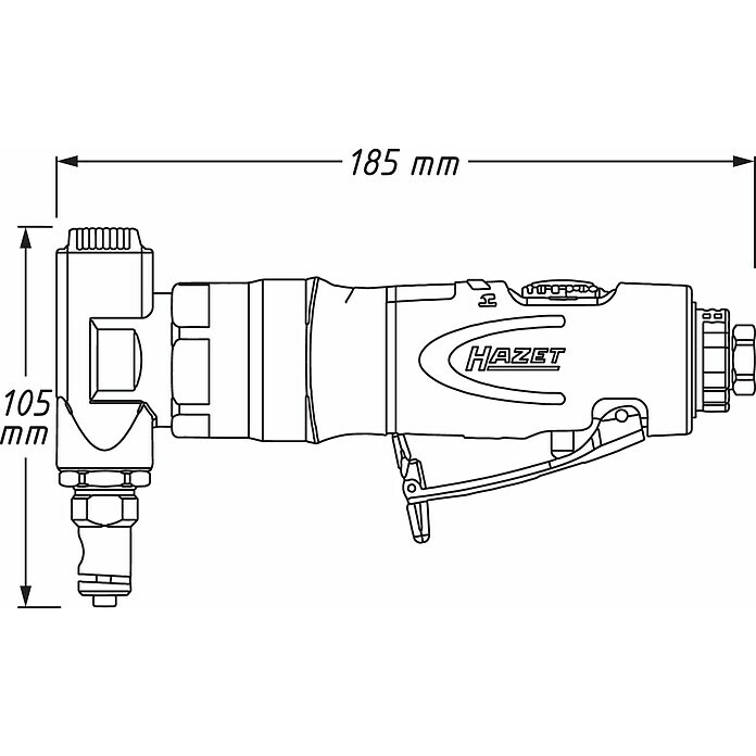 Hazet Blechknabber (Luftverbrauch: 104 l/min) | BAUHAUS