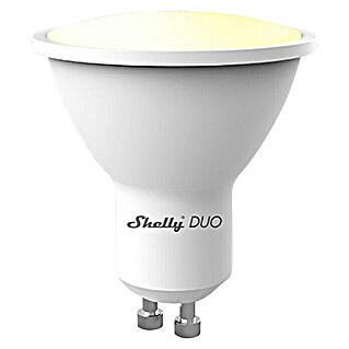 Shelly LED-Leuchtmittel Duo GU10 (GU10, 5 W, 400 lm, Einstellbare Farbtemperatur)