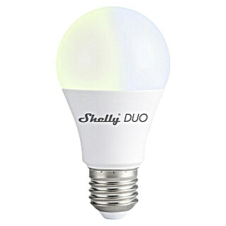 Shelly LED-Leuchtmittel Duo E27 (E27, 9 W, 800 lm, Einstellbare Farbtemperatur)