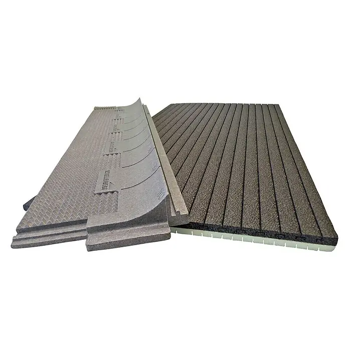 Schellenberg Placas aislantes - L x An x Al: 1.000 x 500 x 13 mm, Poliestireno - Paneles aislantes: aislamiento acústico, aislamiento térmico y diseño en uno. Solución innovadora para paredes y techos.
