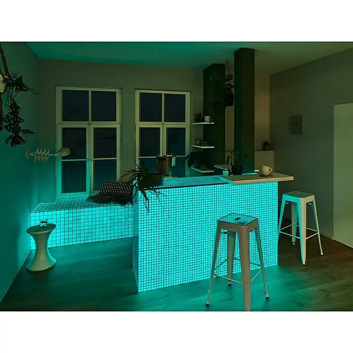Mosaikfliese Quadrat Crystal XCM 8SE09 - 30 x 30 cm, Weiß, Glänzend - Stimmungsaufnahme