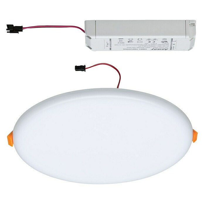 Paulmann Okrugla ploča s LED svjetlom (21 W, Satin, Ø x V: 21,5 x 3,1 cm)