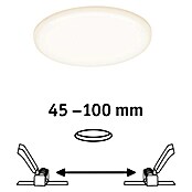 Paulmann Okrugla ploča s LED svjetlom (8,5 W, Satin, Ø x V: 12,5 x 3,1 cm, Može se prigušiti)