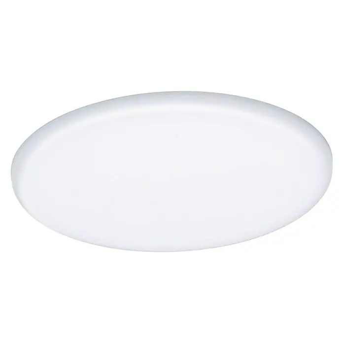 Paulmann LED-Panel rund Veluna VariFit - 17 W, Ø x H: 18,5 x 3,1 cm, Satin, Warmweiß, Nicht Dimmbar - Schlichte, runde, weiße Deckenleuchte für eine helle und moderne Beleuchtung in jedem Raum. Stilvolles Design für Wohn- und Geschäftsräume.