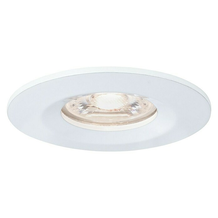Paulmann Downlight LED empotrable redondo (4 W, Blanco, IP44)